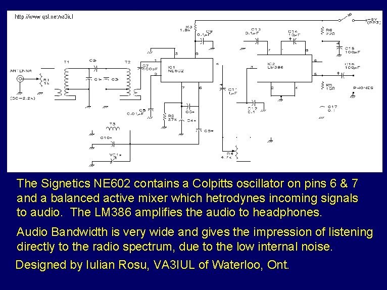 The Signetics NE 602 contains a Colpitts oscillator on pins 6 & 7 and