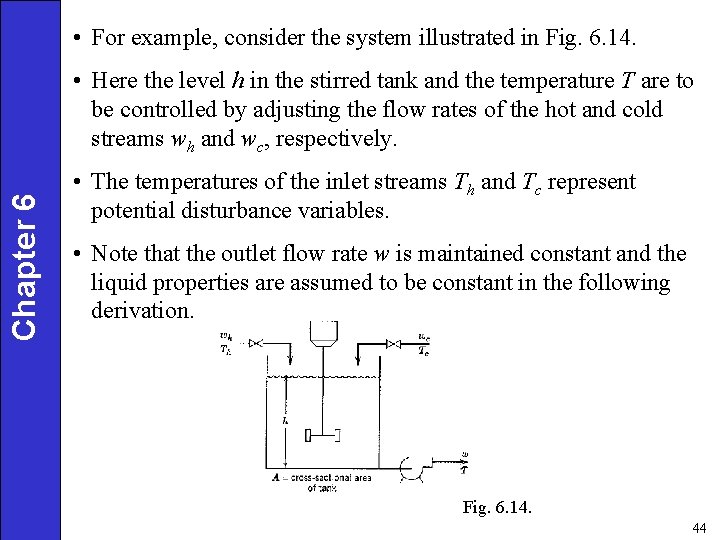  • For example, consider the system illustrated in Fig. 6. 14. Chapter 6