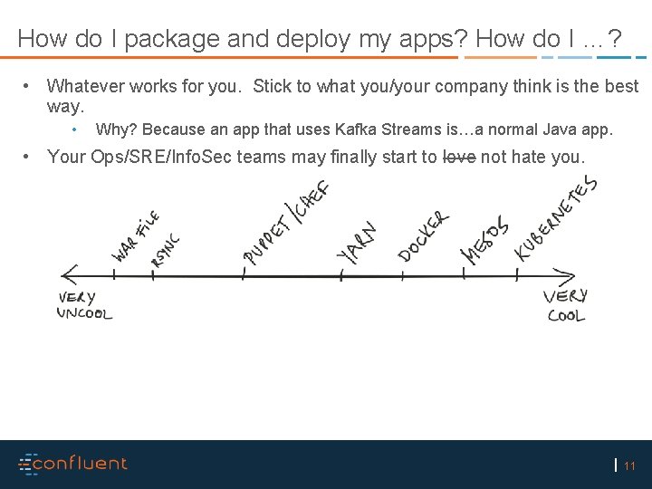 How do I package and deploy my apps? How do I …? • Whatever