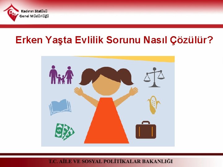 Kadının Statüsü Genel Müdürlüğü Erken Yaşta Evlilik Sorunu Nasıl Çözülür? 