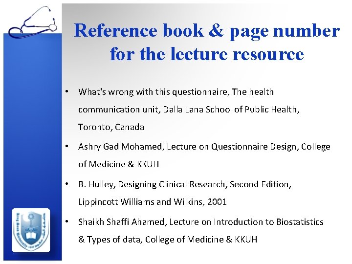 Reference book & page number for the lecture resource • What's wrong with this Reference book & page number for the lecture resource • What's wrong with this