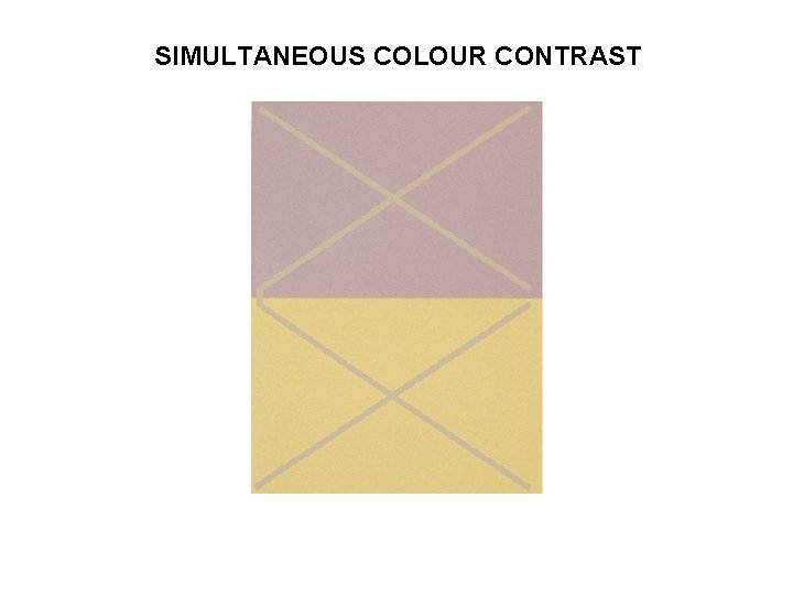 SIMULTANEOUS COLOUR CONTRAST 