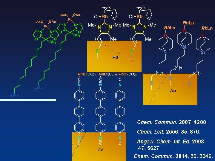 Chem. Commun. 2007, 4280. Chem. Lett. 2006, 35, 870. Angew. Chem. Int. Ed. 2008,