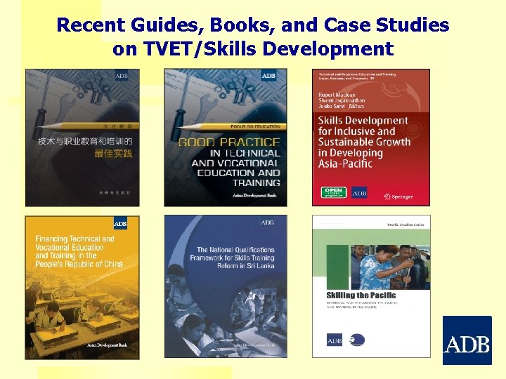 Recent Guides, Books, and Case Studies on TVET/Skills Development 