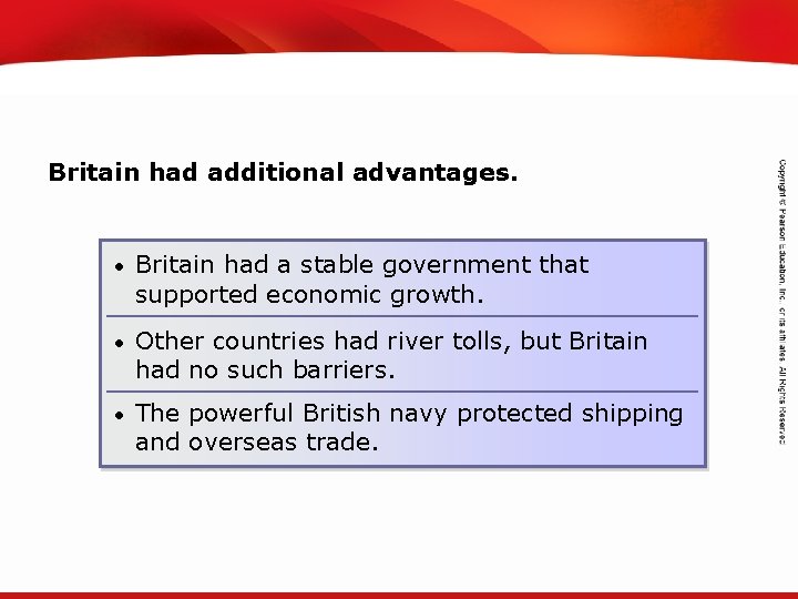 TEKS 8 C: Calculate percent composition and empirical and molecular formulas. Britain had additional