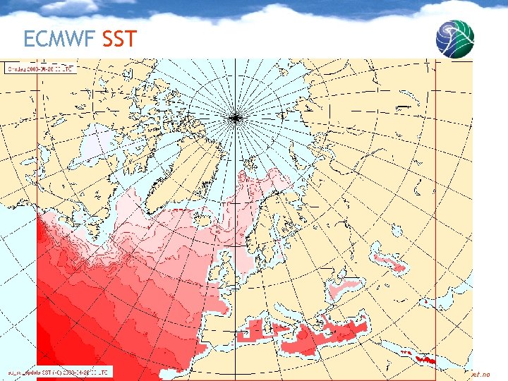 ECMWF SST Norwegian Meteorological Institute met. no 