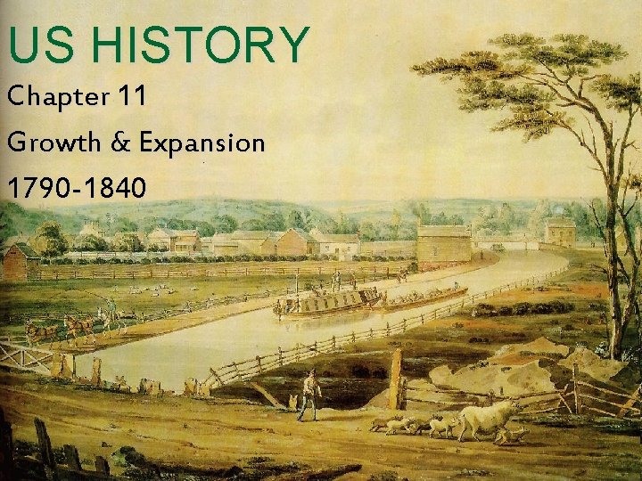 US HISTORY Chapter 11 Growth & Expansion 1790 -1840 