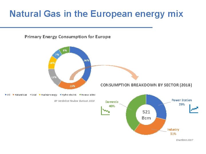 Natural Gas in the European energy mix Primary Energy Consumption for Europe 8% 7% Natural Gas in the European energy mix Primary Energy Consumption for Europe 8% 7%