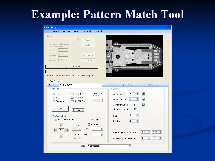 Example: Pattern Match Tool 