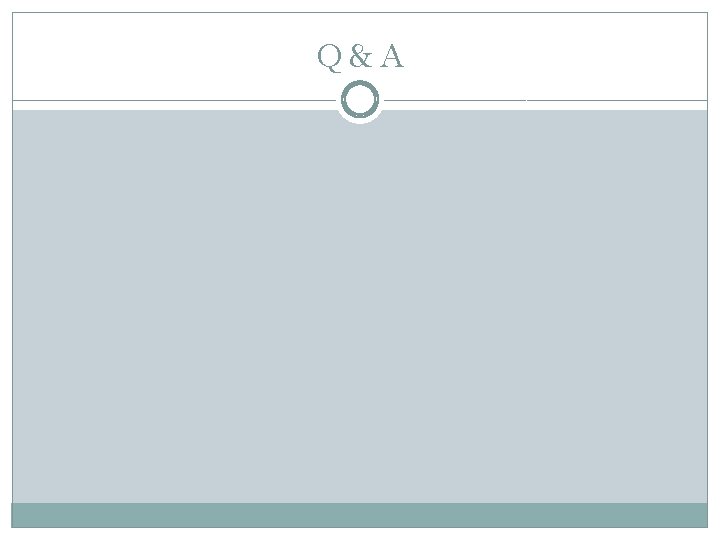 Q & A Q & A