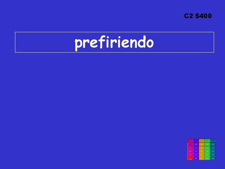 C 2 $400 prefiriendo 