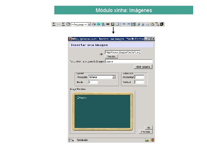 Módulo xinha: Imágenes 