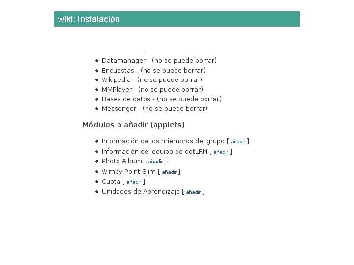 wiki: Instalación 