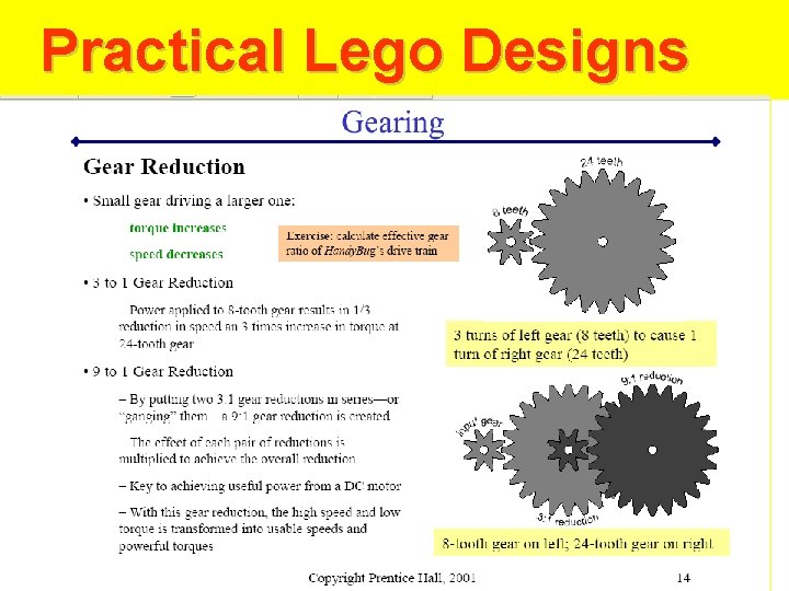 Practical Lego Designs 