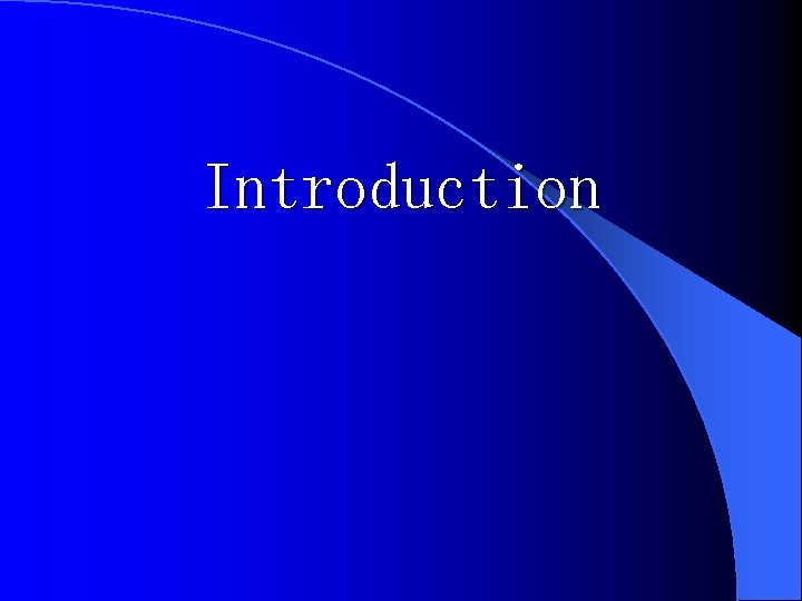 Introduction 