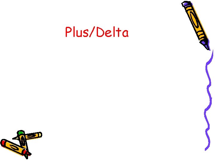 Plus/Delta 