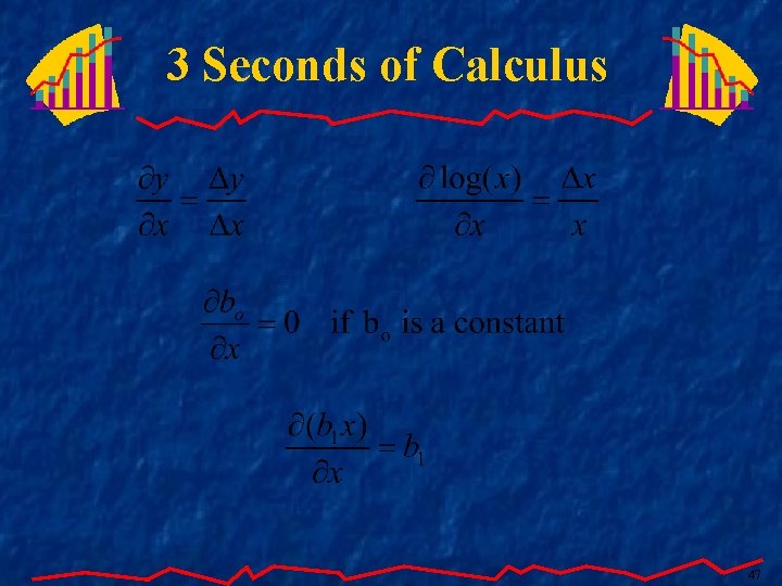 3 Seconds of Calculus 47 