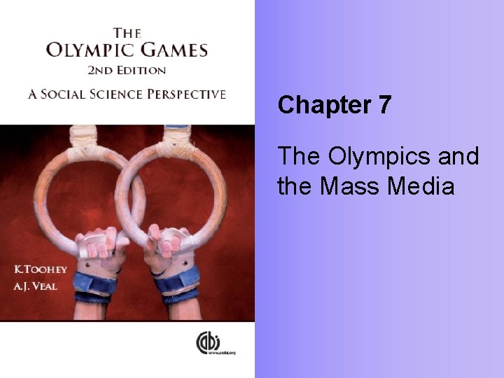 Chapter 7 The Olympics and the Mass Media 