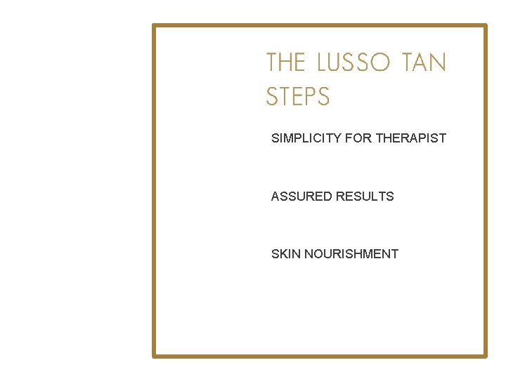 SIMPLICITY FOR THERAPIST ASSURED RESULTS SKIN NOURISHMENT 