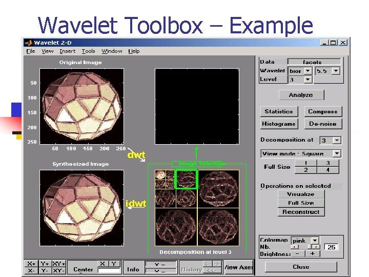 Wavelet Toolbox – Example Wavelet Toolbox – Example