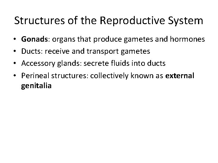 Chapter 26 The Reproductive System Power Point Lecture