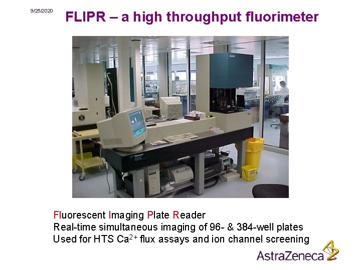 9/25/2020 FLIPR – a high throughput fluorimeter Fluorescent Imaging Plate Reader Real-time simultaneous imaging