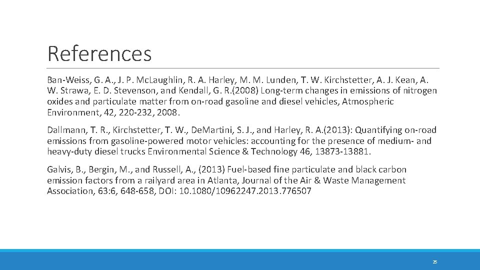 References Ban-Weiss, G. A. , J. P. Mc. Laughlin, R. A. Harley, M. M.