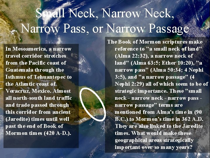 Ancient America Foundation Small AAF Neck, Narrow Pass, or Narrow Passage In Mesoamerica, a