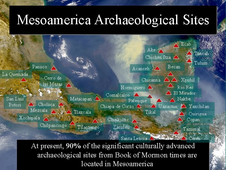 AAF Mesoamerica Archaeological Sites Ancient America Foundation Ecab Ake Chichen Itza Panuco La Quemada