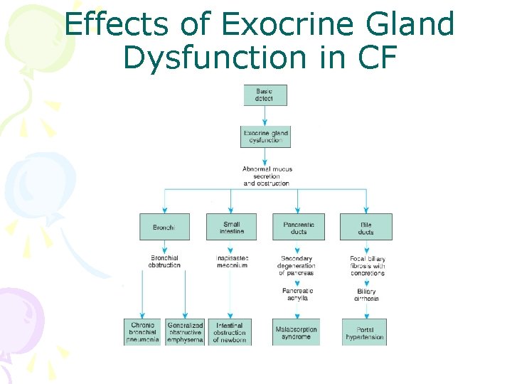 Effects of Exocrine Gland Dysfunction in CF 