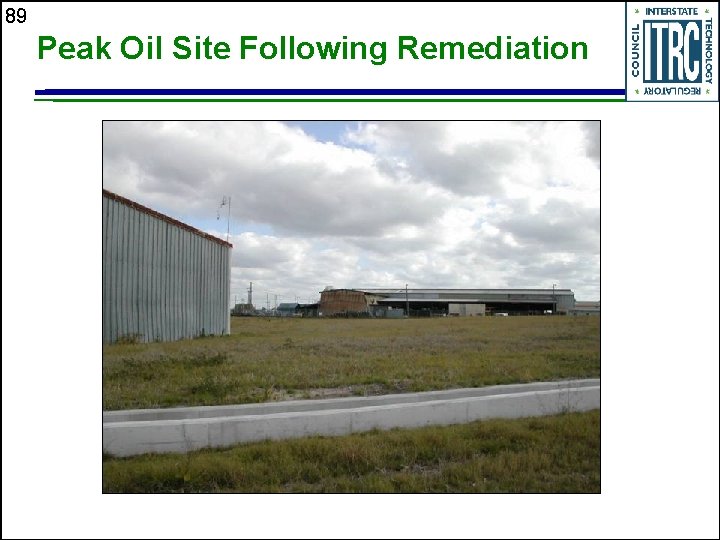 89 Peak Oil Site Following Remediation 