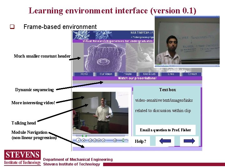 Learning environment interface (version 0. 1) q Frame-based environment Much smaller constant header Dynamic