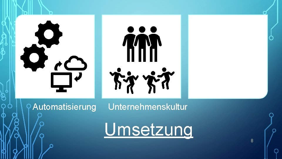 Automatisierung Unternehmenskultur Umsetzung 8 