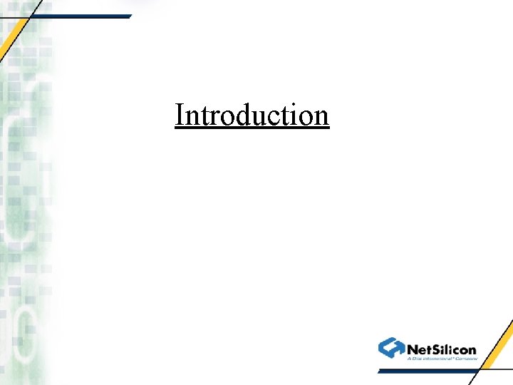 Introduction 