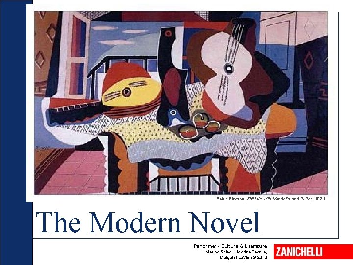 Pablo Picasso, Still Life with Mandolin and Guitar, 1924. The Modern Novel Performer -