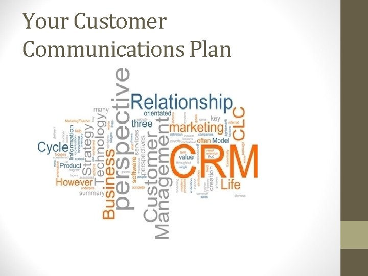Your Customer Communications Plan 