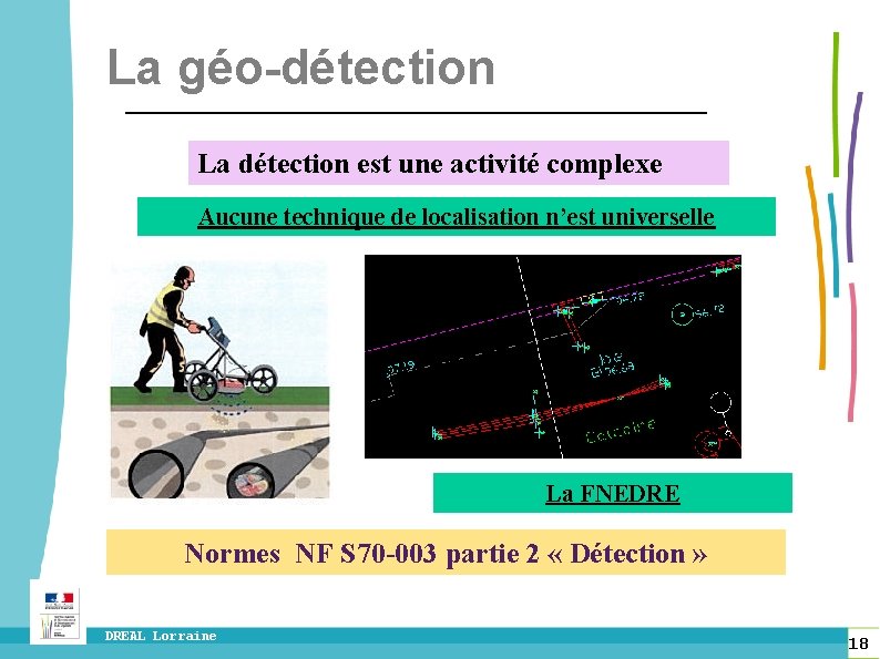 La géo-détection La détection est une activité complexe Aucune technique de localisation n’est universelle