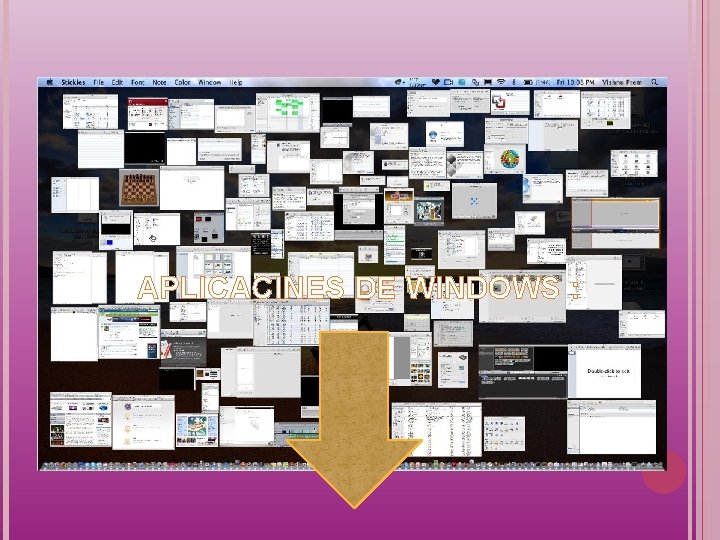 APLICACINES DE WINDOWS : 