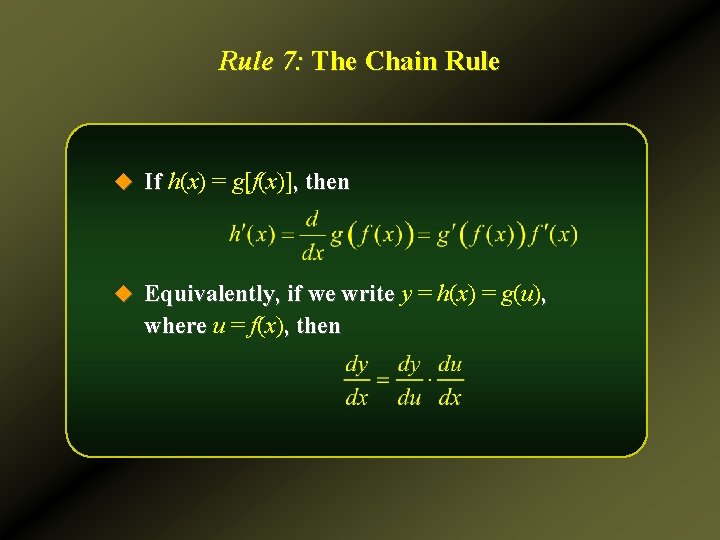 3 Differentiation U Basic Rules Of Differentiation U