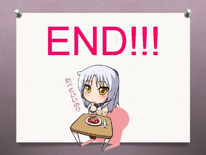 END!!! 
