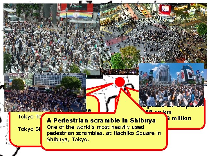 Tokyo Tower & The capital of Japan Tokyo Skytree Aria: 2, 188 sq km Tokyo Tower & The capital of Japan Tokyo Skytree Aria: 2, 188 sq km