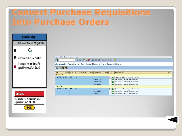 Convert Purchase Requisitions Into Purchase Orders 