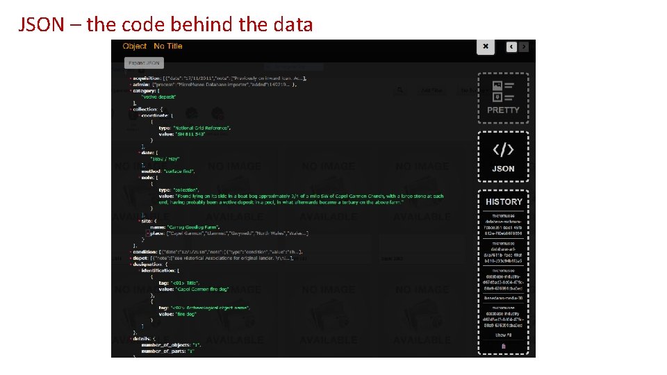 JSON – the code behind the data 