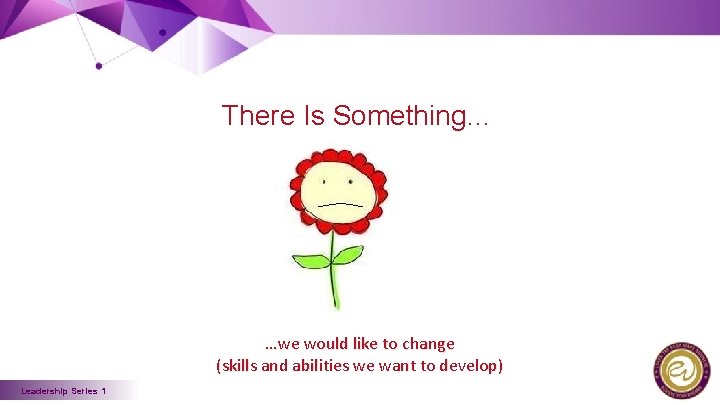 There Is Something… …we would like to change (skills and abilities we want to