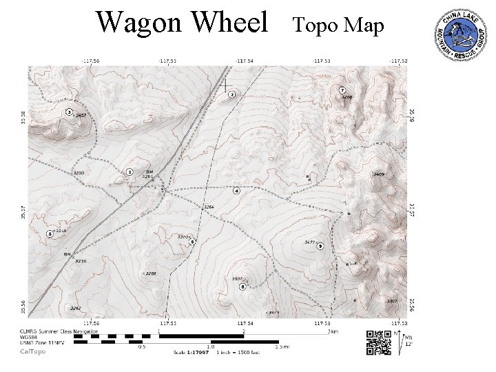 Wagon Wheel Topo Map 