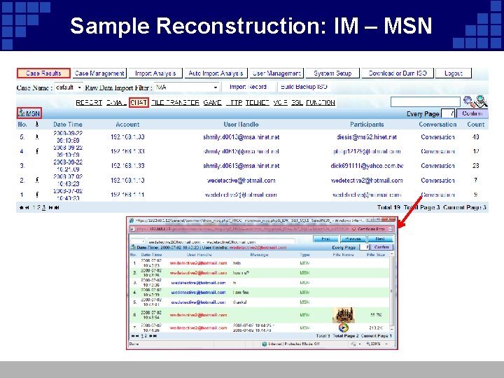 Sample Reconstruction: IM – MSN 