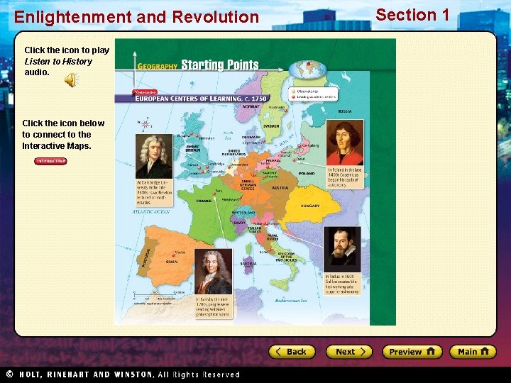 Enlightenment and Revolution Click the icon to play Listen to History audio. Click the