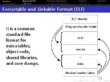 Introduction Mapping the ELF Pinpointing Fragmentation Evaluation ...