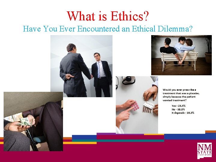 What is Ethics? Have You Ever Encountered an Ethical Dilemma? 