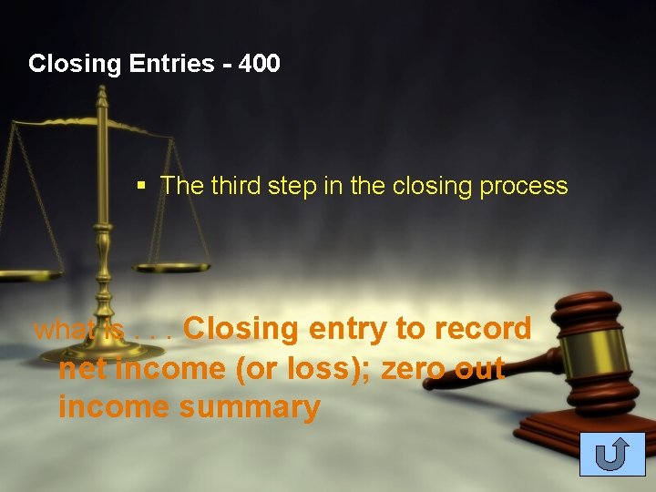 Closing Entries - 400 § The third step in the closing process what is.